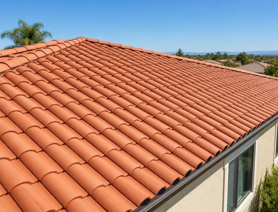 ROOF SOFT WASHING after cleaning